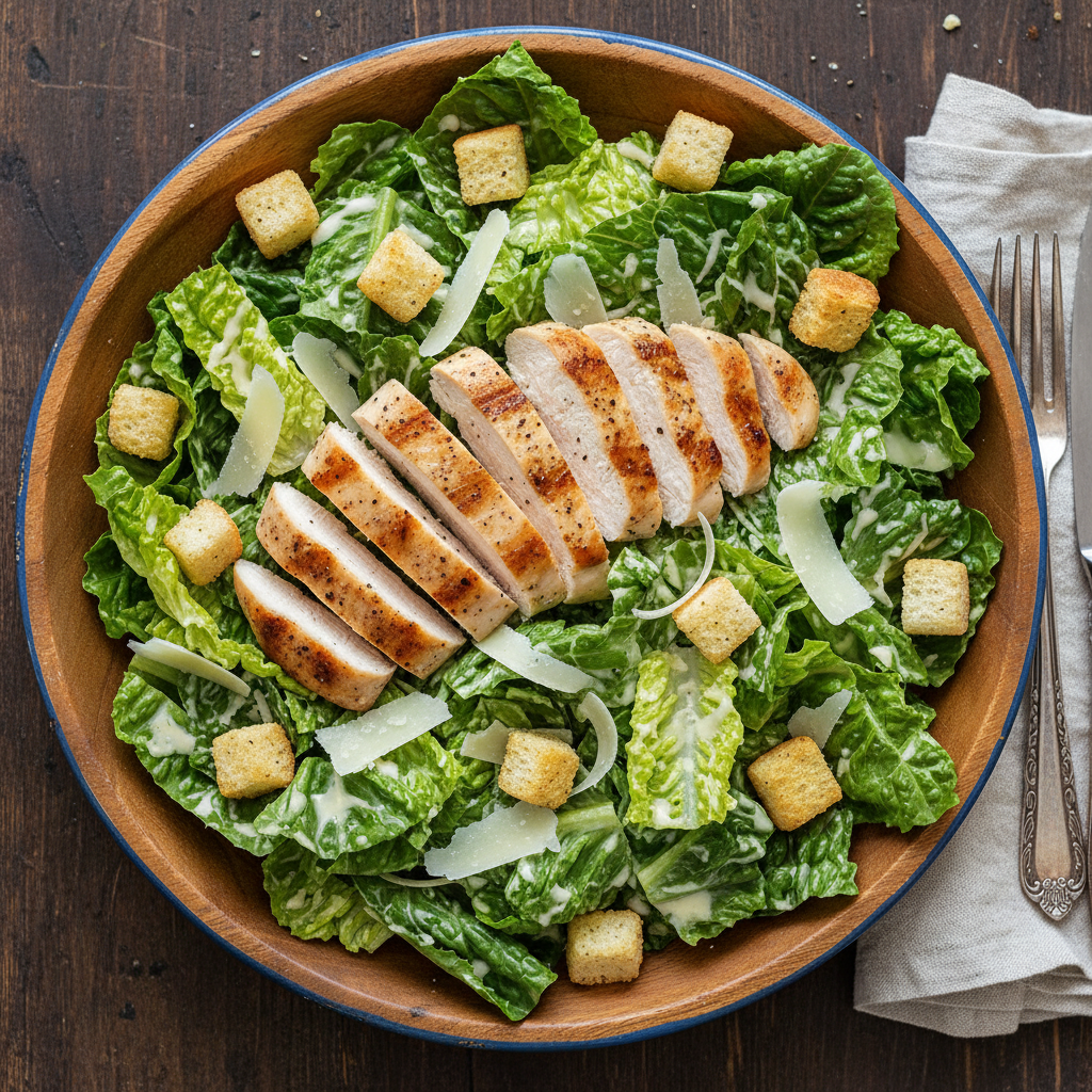 Caesar Salad with Grilled Chicken